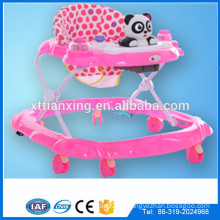 La fábrica giratorio de múltiples funciones rueda el caminante plástico del juguete de la muñeca / que rueda alrededor de los cabritos walke para el bebé